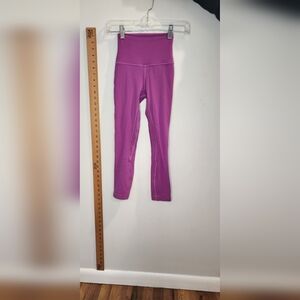 Lululemon Athletica Vibrant Pink Leggings